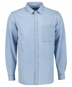 Knowledge Cotton overhemd - regular fit - bla