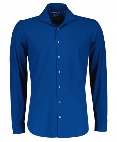 Hensen overhemd - body fit - blauw