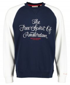 Scotch & Soda sweater - slim fit - blauw