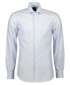 Nils overhemd - body fit - blauw