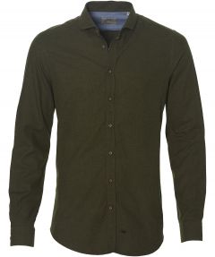 Hensen overhemd - body fit - groen