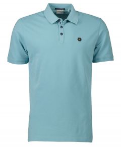 No Excess polo - modern fit - turquoise