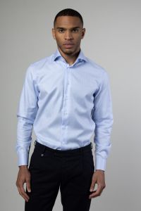 Nils overhemd - slim fit - blauw