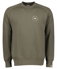 Hensen sweater - slim fit - groen