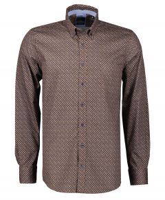 Jac Hensen overhemd - modern fit - bruin