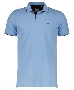 Hensen polo - extra lang - blauw