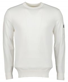 Hensen pullover - extra lang - wit