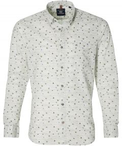 Lerros overhemd - regular fit - grijs