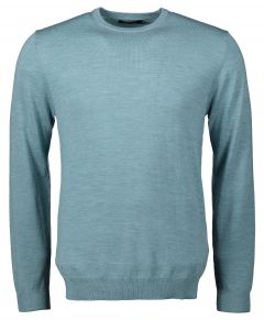 Matinique pullover - slim fit - blauw aqua