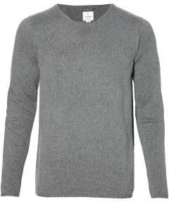 sale - Dstrezzed pullover - slim fit - grijs 