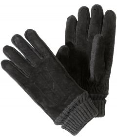 Leren handschoenen - zwart