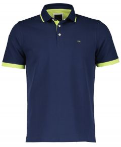 Jac Hensen polo - extra lang - blauw