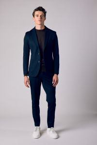 Hensen colbert - mix & match - blauw