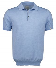 Jac Hensen Premium polo - slim fit - blauw