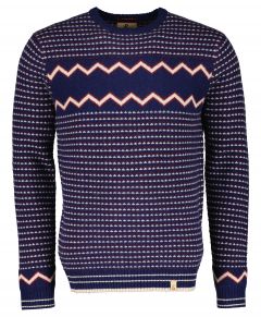 Colours & Sons pullover - modern fit - blauw
