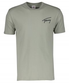 Tommy Jeans t-shirt - modern fit - groen