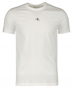 Calvin Klein T-shirt - slim fit - wit