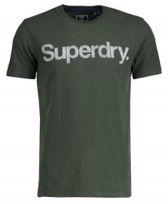 Superdry t-shirt - slim fit - groen
