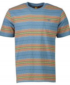 Superdry T-shirt - slim fit - blauw