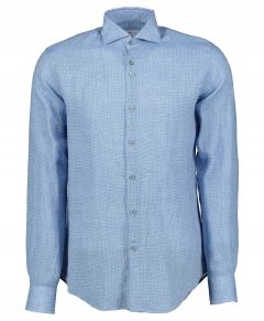 Gentiluomo overhemd - slim fit - blauw