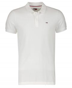 Tommy Jeans polo - slim fit - wit