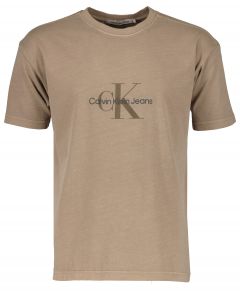 Calvin Klein T-shirt - regular fit - bruin