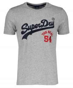 Superdry t-shirt - modern fit - grijs