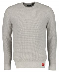 Superdry pullover - modern fit - grijs