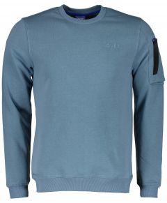 Qubz sweater - slim fit - blauw