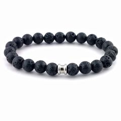 Steel & Barnett armband - zwart