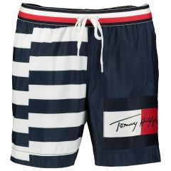 Tommy Jeans zwemshort - slim fit - blauw