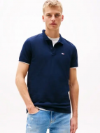 Tommy jeans polo - slim fit - blauw 