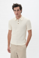Matinique polo - slim fit - ecru