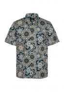 Martinique overhemd km - slim fit - blauw 