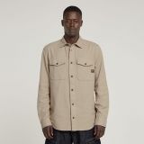 G-star Raw overshirt - slim fit - beige