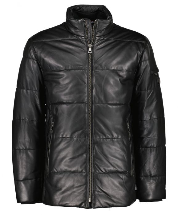 Heren Leren Jassen - Heren Vintage Klassieke Leren Jas Heren Jas Effen Kleuren Heren Opstaande Kraag Motor Slim Multi Zakken Jassen Leren Jassen Zwart Xxl