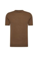 Hensen T-shirt - Slim Fit - Bruin