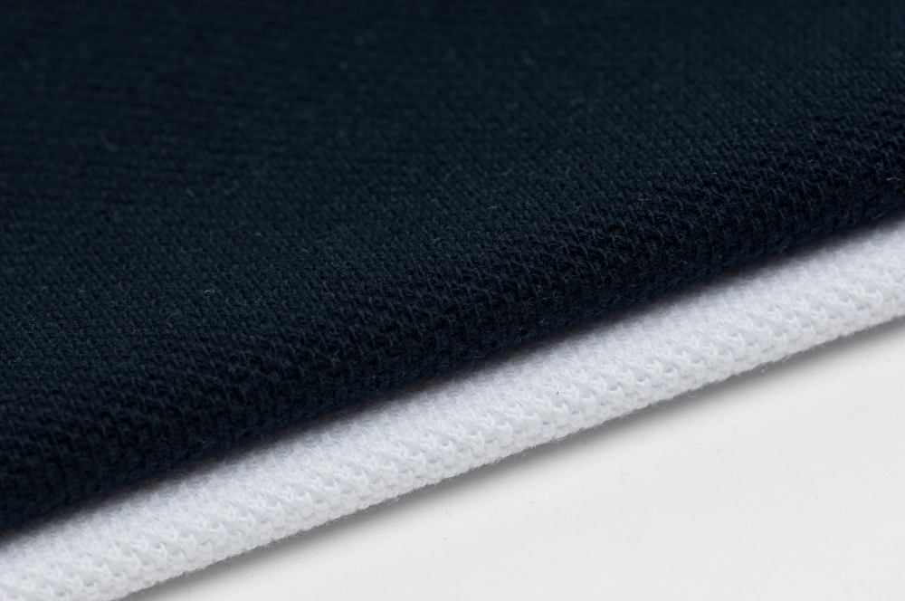 Close-up raw denim jeans