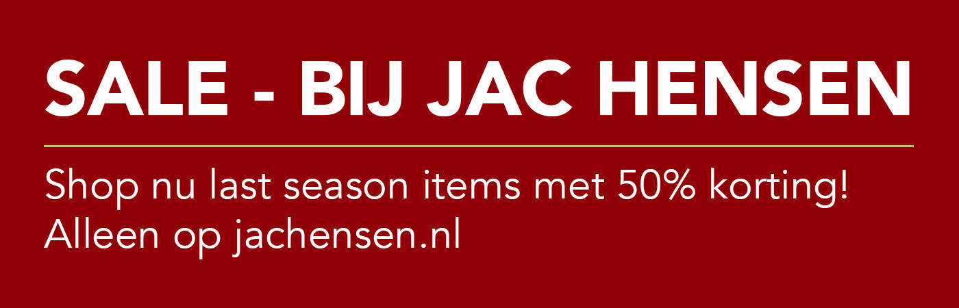 Gebakjes logboek Rijk Herenkleding sale bij Jac Hensen | Herenkleding