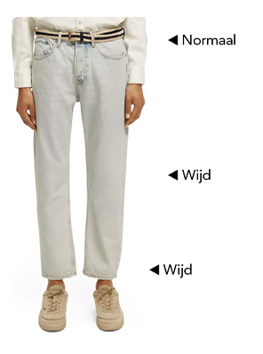 Jeans loose fit uitleg