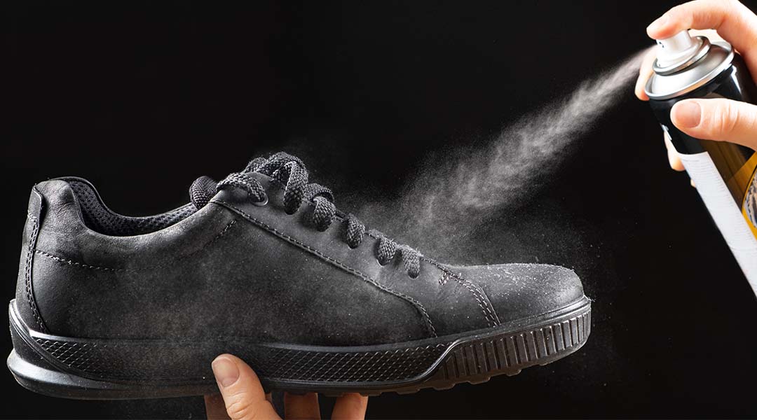 Spray leren schoenen outlet
