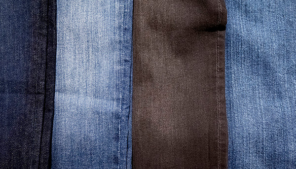 Twill denim close-up