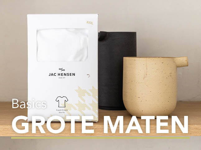 basic t-shirt grote maat