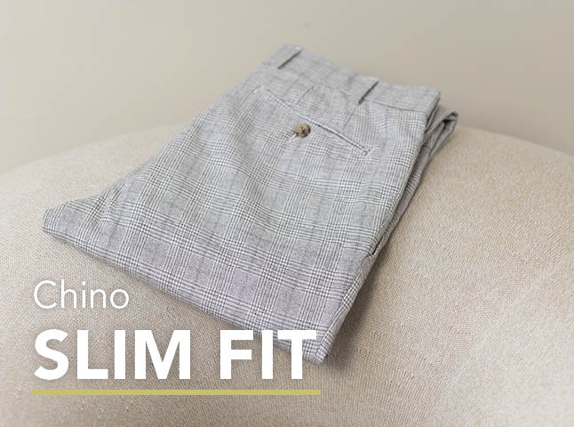 Blauwe chino's 