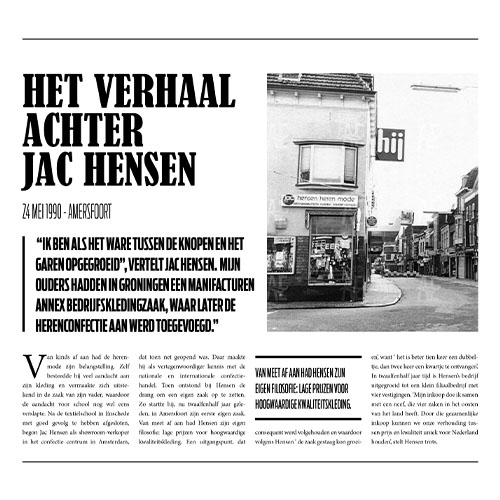 Het verhaal achter Jac Hensen